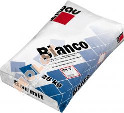 Клей для плитки из мозаики и мрамора Baumit Bianco, 25 кг
