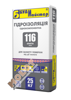 Гидроизоляционная смесь однокомпонентная КРИТТЯ–116 (DIKER), 25 кг